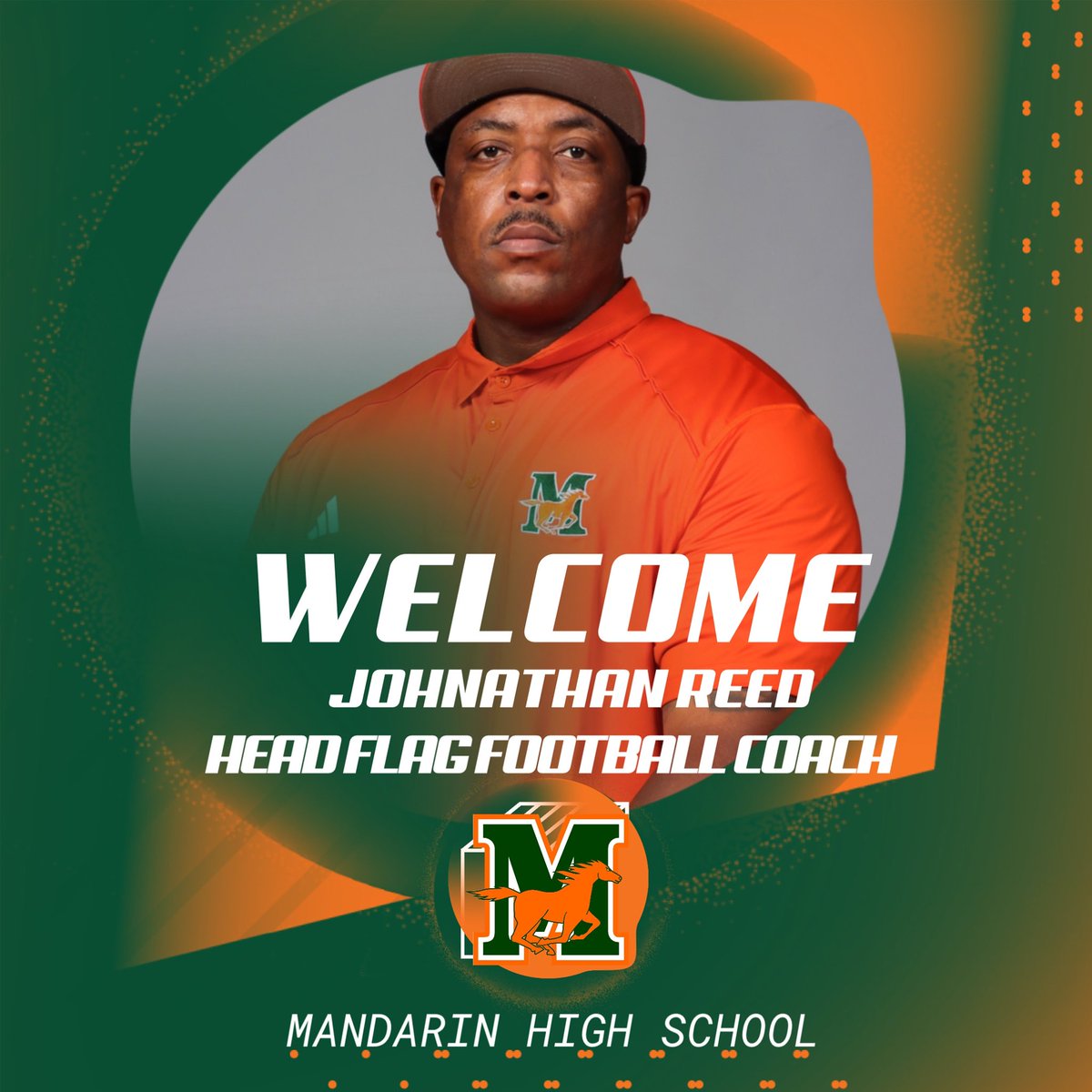MHSsportszone's tweet photo. We are thrilled to announce Johnathan Reed as the new Head Flag Football Coach of MHS. We are excited to see the positive impact on our student-athletes, both on and off the field, and we look forward  to see what the future holds under his direction. Go Mustangs! https://t.co/QY4kD5UGiz