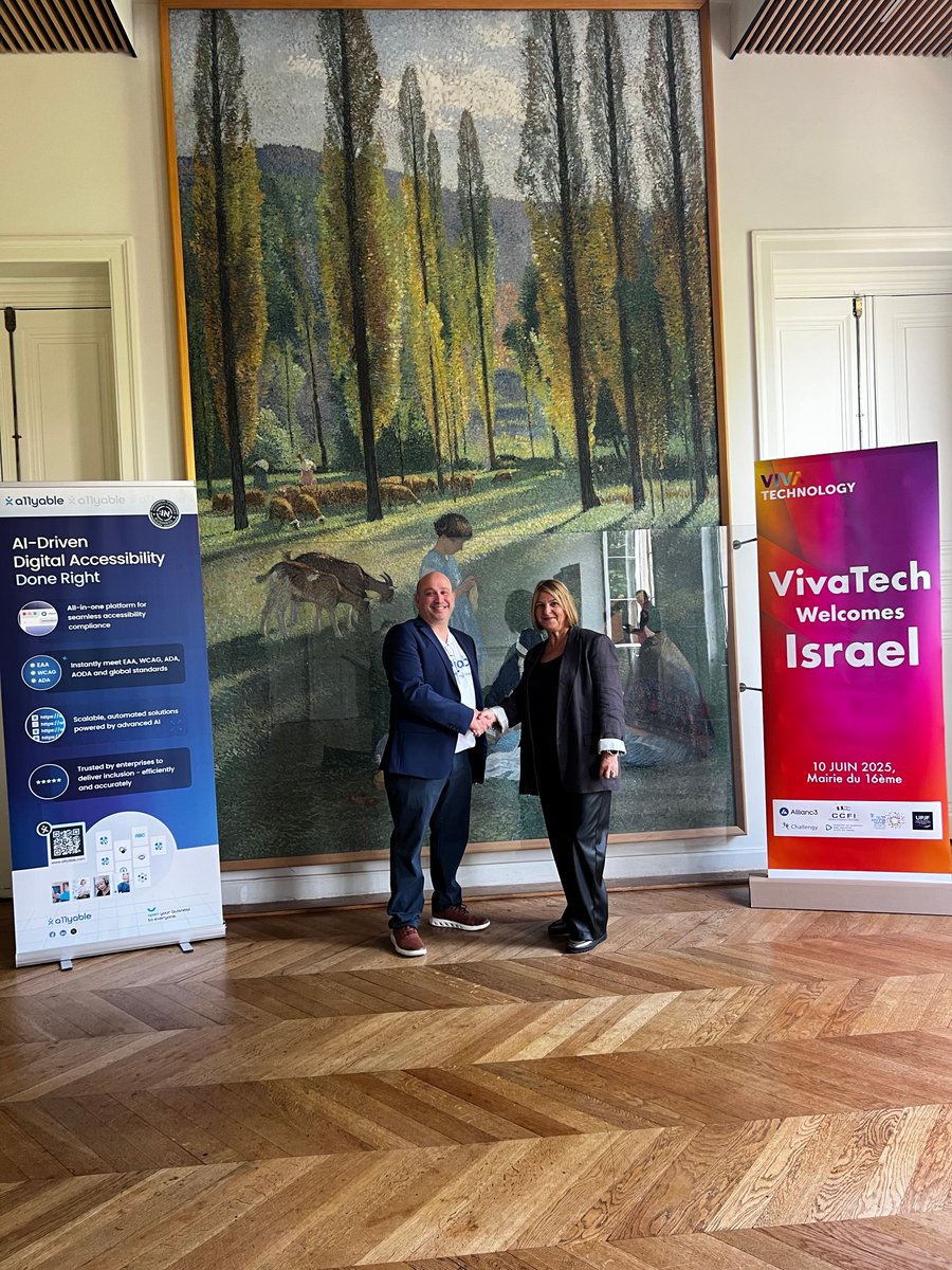 Our team is having the best time at #VivaTech! If you're around, be sure to rendezvous with our CEO <a href="/DavidAdi/">Bukan Sandiaga Uno</a> about how your team can use AI to help solve accessibility issues and keep up with the latest guidelines.