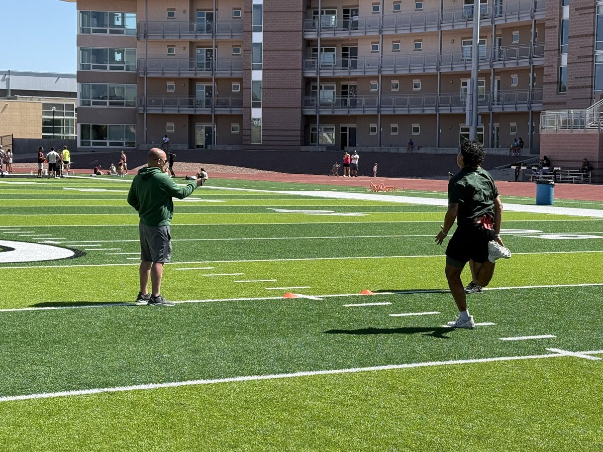 Finished our week of camps this morning on our home field. We were able to evaluate, teach, and get to know over 300 student-athletes from Colorado, New Mexico, Arizona, and Utah. Thank you to everyone who attended the camps this week!  Excited for the future and where we’re