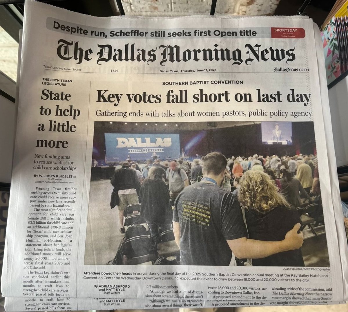 Jeff Wright (@merelyjwright) on Twitter photo "...was rejected by messengers..."
60% of whom voted for it.
Compare it to the secular headline. Even the integrity of legacy media outstrips <a href="/Jonathan_Howe/">Jonathan Howe</a>'s.
Once you see the corruption of the SBC you realize it is everywhere. "...was rejected by messengers..."
60% of whom voted for it.
Compare it to the secular headline. Even the integrity of legacy media outstrips <a href="/Jonathan_Howe/">Jonathan Howe</a>'s.
Once you see the corruption of the SBC you realize it is everywhere.