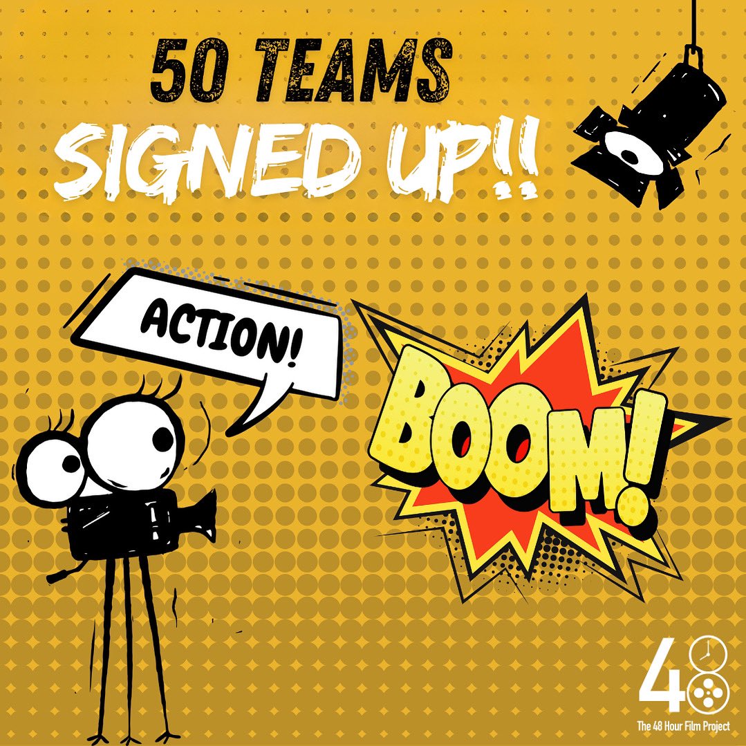 🎬 **50 Teams and Counting!** 🎬 

The 2025 edition of the Los Angeles 48 Hour Film Project is heating up with our 50th team: the award-winning SPROUTIN’ Studio! 🏆 

Ready to join the action? Sign up now during early bird registration at 48hourfilm.com/la