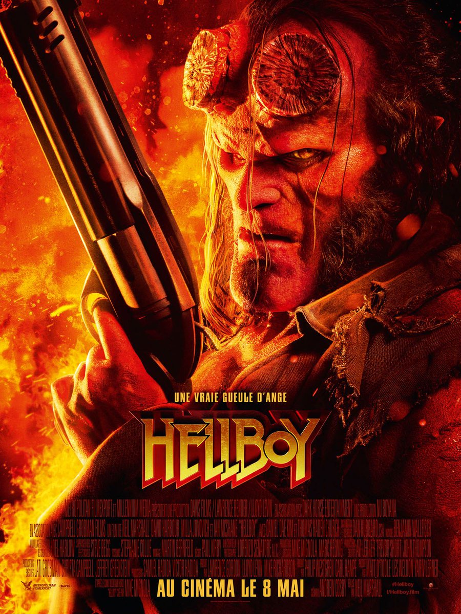 Je suis entrain de regarder Hellboy de 2019 avec David Harbour et Mila Jovovich 

Et wow que c'est A CHIER !

Les vieux Hellboy avaient le mérite de divertir mais là... Les CGI sont DÉGUEULASSES, les scènes d'actions sont molles et l'histoire on s'emmerde fort !