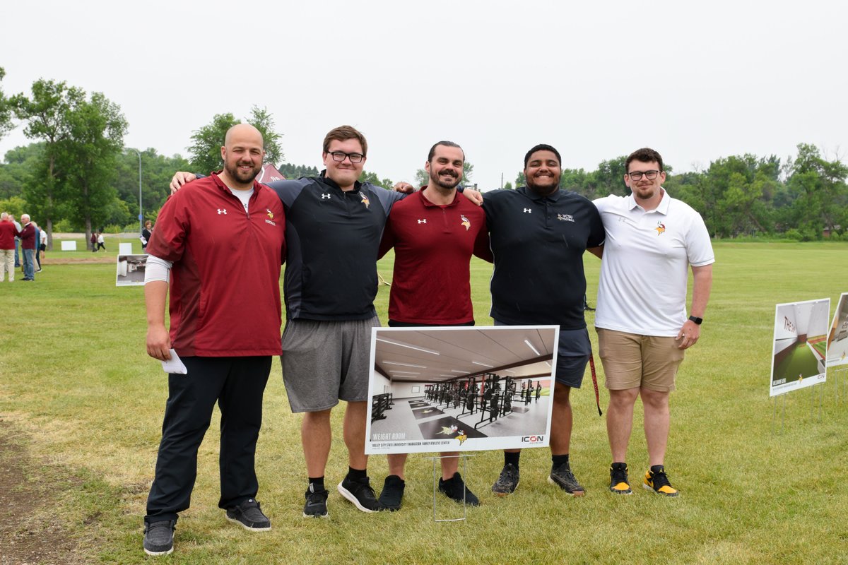 Today we officially broke ground on the Tharaldson Family Athletic Center — a facility that will take Viking Athletics to the next level! 🏅 💪

➡️ Read about the event at vcsu.news/4kXGFNr

#VCSU #VikingPride #TharaldsonFamilyAthleticCenter