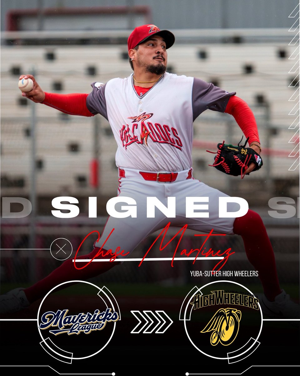 SKVolcanoes's tweet photo. 🚨Player Signings🚨 Volcanoes shortstop, Derek Maiben, has signed to the Fargo-Moorhead Red Hawks of the American Association. Volcanoes starting pitcher, Chase Martinez, has signed to the Yuba-Sutter High Wheelers of the Pioneer League 🔥 created by @qoc_photography https://t.co/BXQycf70SQ