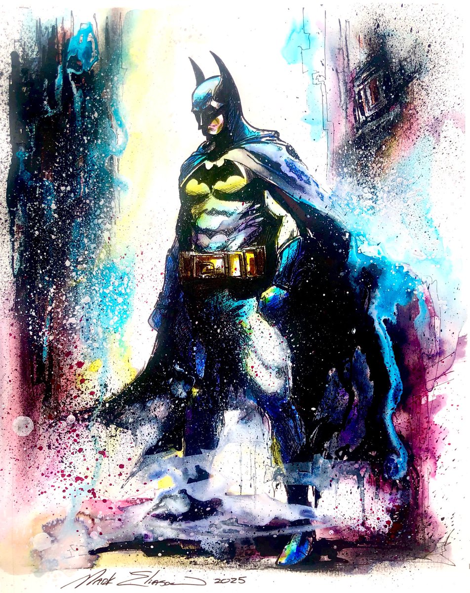 honestom's tweet photo. Ink and watercolor sketchbook. 9x12
#Batman @DCOfficial https://t.co/G86lbBr7Tq