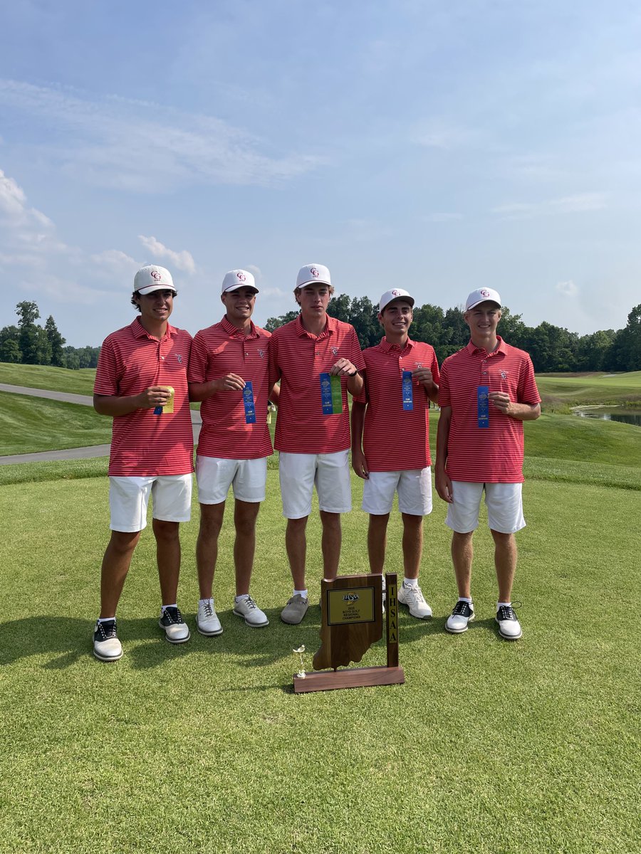 🔴⚪️Regional Champions⚪️🔴

Trojans fire 298 on a very tough Champions Pointe GC to bring home the regional title and punch our ticket to state!

Nathan Springer - 72 (4th)
Brody Holubar - 73 (5th)
Drew Hardin - 75
James Beetz - 78
Noah Parsetich - 78
