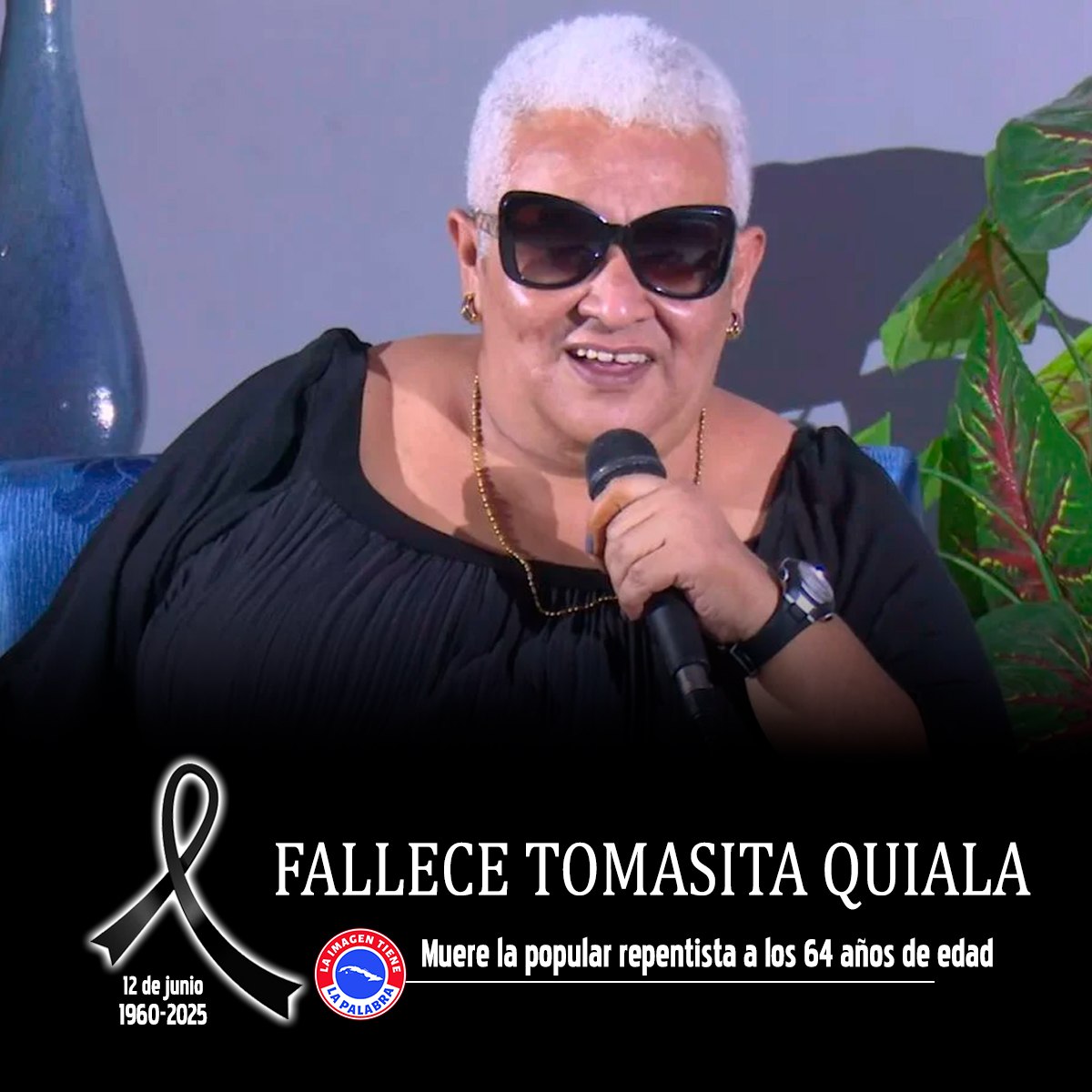 Ahí estabas tú, siempre sonriente y con tu voz nos quedamos en los corazones.
Te Queremos Tomasita.
#Cuba
#CienfuegosXMásVictorias 
#DeZurdaTeam