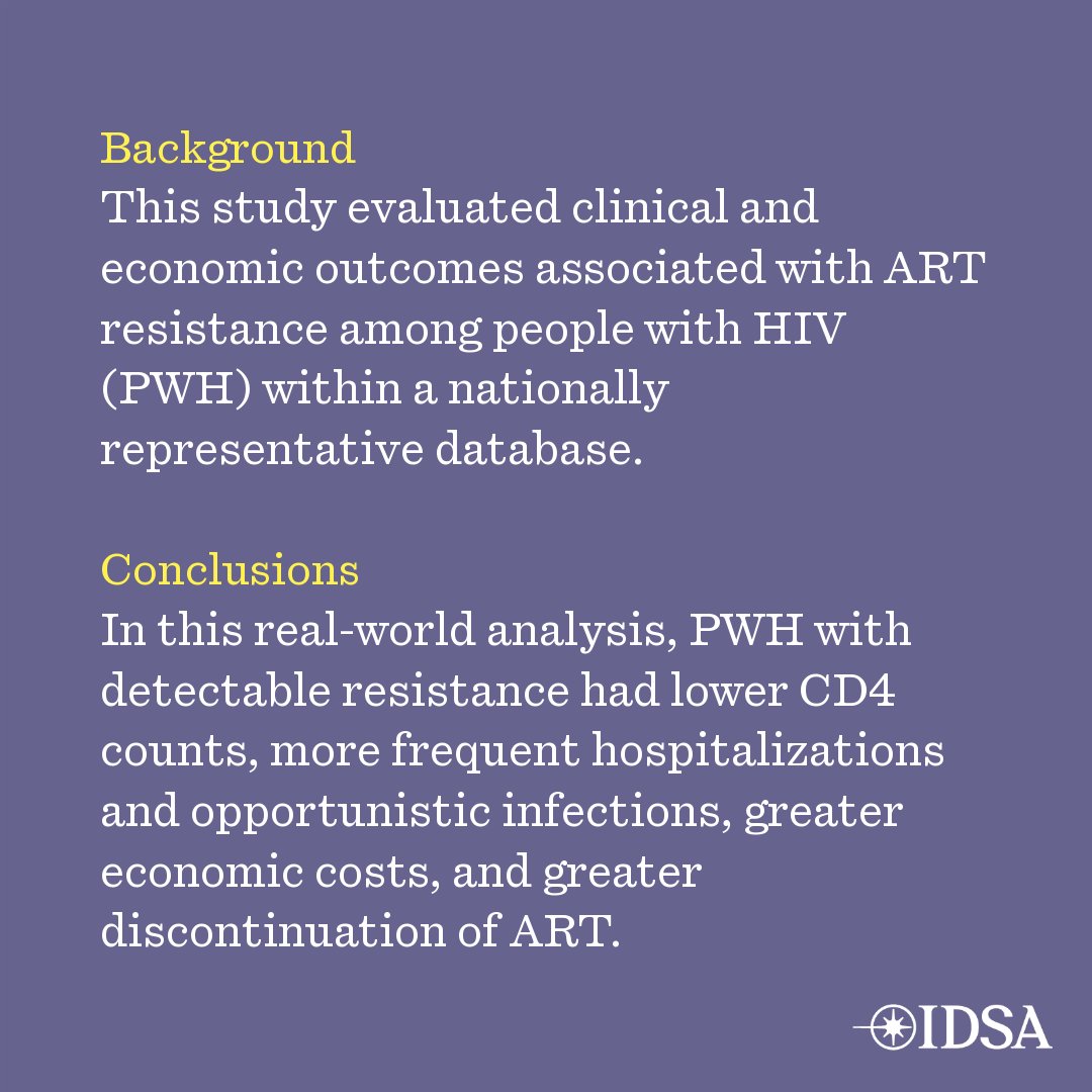 Clinical and Healthcare Resource Use Outcomes Associated with Resistance to Antiretroviral Therapy Among Veterans with Human Immunodeficiency Virus

✅ Just Accepted
🔗 bit.ly/3SP10YO
