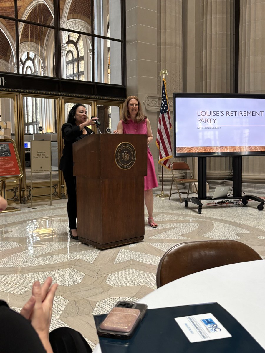 Honoring Louise DeCandia, NYSED Chief Privacy Officer. One of her legacies will be the access of our school districts have to national data privacy agreements.