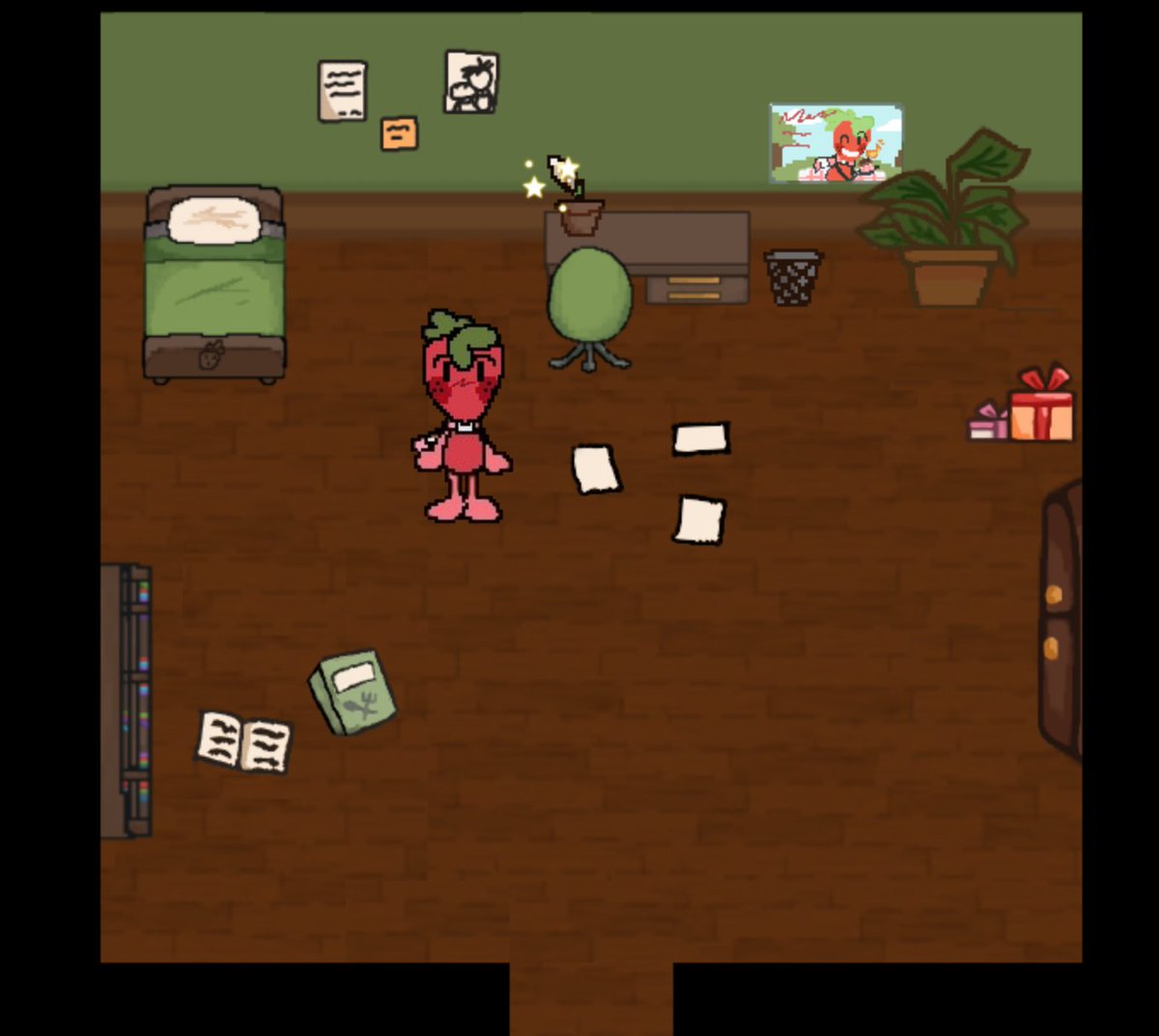 Skelesters's tweet image. Heeyyy...I promise I'm still trying to work on Keep Going Sprout...I've just been busy with things and my old iPad is dying on me...Fortunately, I will be getting a new iPad soon! :) Here's an update to Sprout's room! I still have a lot to work on so things r still changing