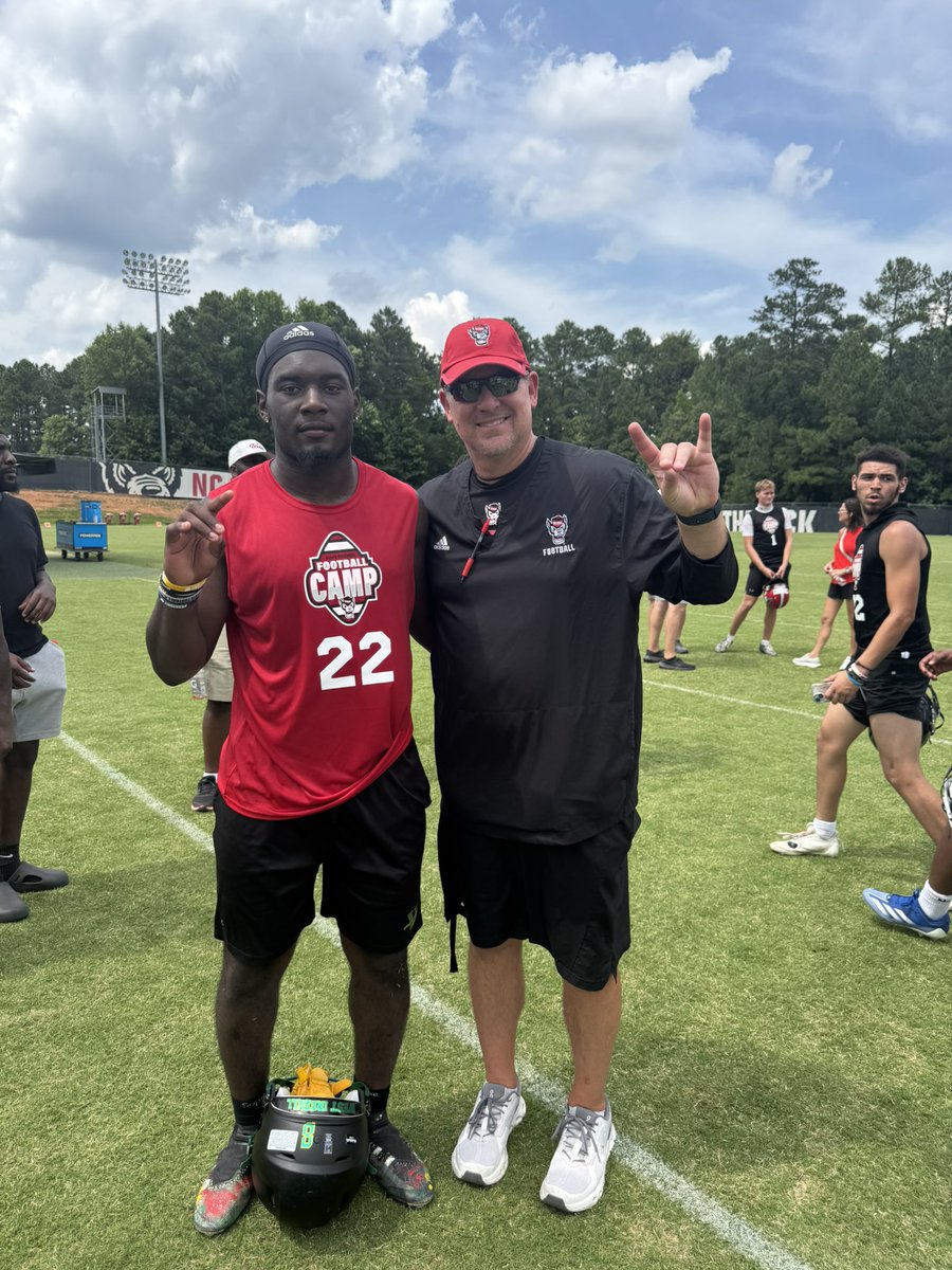 Amario💰 (@amariospence) on Twitter photo i had a great time at <a href="/PackFootball/">NC State Football</a> <a href="/CoachGoebbel/">Todd Goebbel</a> got 1% better today !! <a href="/StateCoachD/">Dave Doeren</a> <a href="/CoachKurtRoper/">Kurt Roper</a> <a href="/RuffinMcNeill/">Ruffin McNeill</a> <a href="/CoachSplintaQ/">LaFayette Stewart</a> <a href="/Andy_Vaughn/">Andy Vaughn 🧃</a> <a href="/CoachAlexFaulk/">Alex Faulk aka “Coach Suge”</a> <a href="/ustinShelton/">Austin Shelton</a> <a href="/VinnyG_FB/">Vincent Gullia</a> <a href="/TShieldsFB/">Tony Shields</a> <a href="/Henry_Trevathan/">Henry Trevathan</a> <a href="/FB_CoachFitz/">Sean Fitzgerald</a> <a href="/WIHS_Football/">West Iredell High School Football</a> i had a great time at <a href="/PackFootball/">NC State Football</a> <a href="/CoachGoebbel/">Todd Goebbel</a> got 1% better today !! <a href="/StateCoachD/">Dave Doeren</a> <a href="/CoachKurtRoper/">Kurt Roper</a> <a href="/RuffinMcNeill/">Ruffin McNeill</a> <a href="/CoachSplintaQ/">LaFayette Stewart</a> <a href="/Andy_Vaughn/">Andy Vaughn 🧃</a> <a href="/CoachAlexFaulk/">Alex Faulk aka “Coach Suge”</a> <a href="/ustinShelton/">Austin Shelton</a> <a href="/VinnyG_FB/">Vincent Gullia</a> <a href="/TShieldsFB/">Tony Shields</a> <a href="/Henry_Trevathan/">Henry Trevathan</a> <a href="/FB_CoachFitz/">Sean Fitzgerald</a> <a href="/WIHS_Football/">West Iredell High School Football</a>