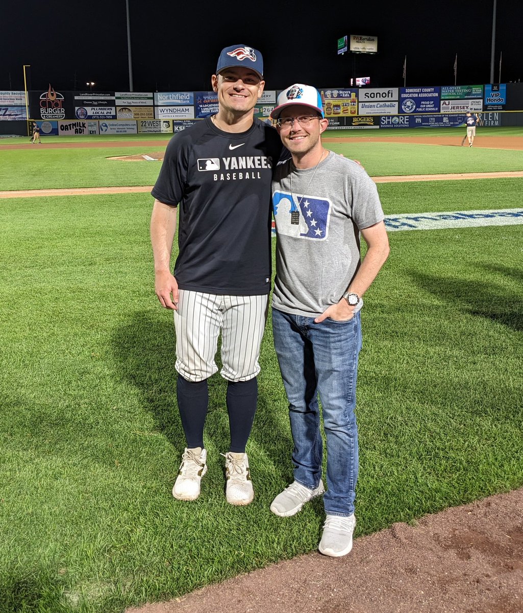This picture was taken one minute before my guy Harrison Cohen found out he was getting promoted to Triple-A.

No joke. One of the coolest, unexpected baseball moments I've ever been around in my life.

A super well-deserved call-up too. Show some love to <a href="/Harrisonhjc20/">Harrison Cohen</a>! 👏🏼✡️⚾