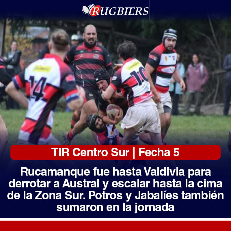 #TIRCentroSur | Fecha 5 | Zona Sur
Rucamanque fue hasta Valdivia para superar a Austral y quedar como exclusivo puntero del Grupo Sur. Potros y Jabalíes fueron los otros dos ganadores de la jornada
rugbiers.cl/2025/06/09/pot…