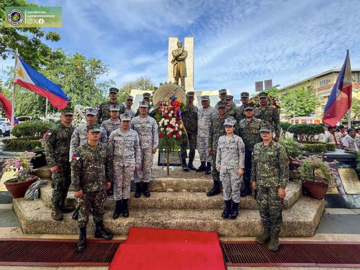 IN PHOTOS | NFEM Joins in the Wreath-Laying Ceremony in Celebration of the 127th Independence Day

Read here; facebook.com/share/p/1Ki2iB…

#ProtectingtheSeasSecuringOurFuture
#ModernandMultiCapablePHNavy
#OneAFPOnePhilippines
#StrongAFPStrongPhilippines