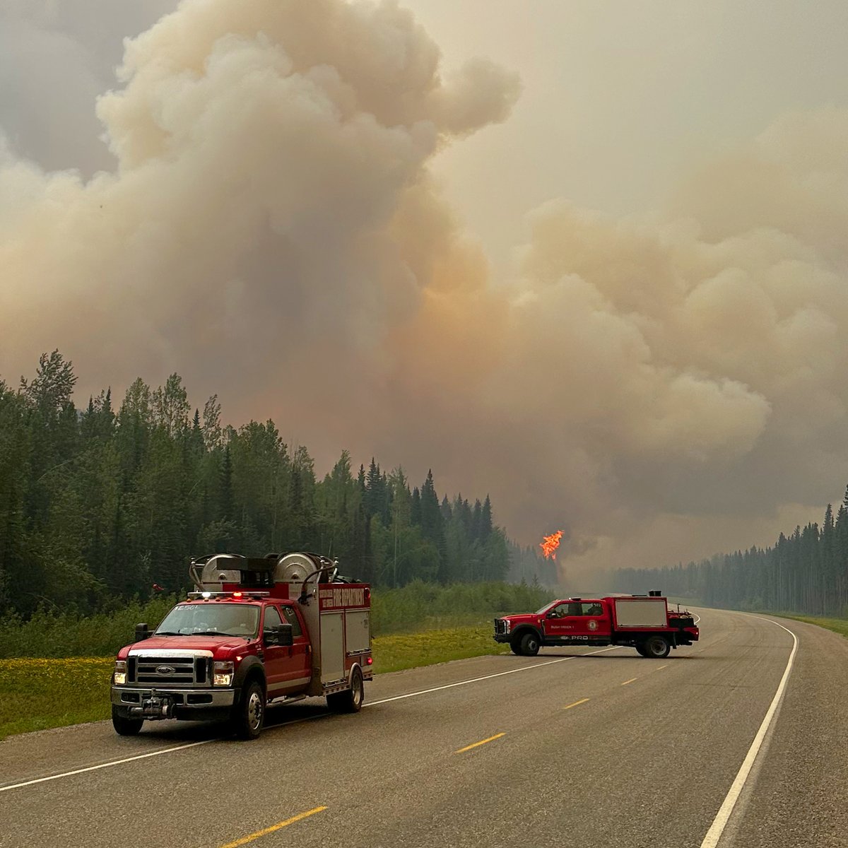 DNVFRS has sent resources to support crews battling the Summit Lake fire north of Prince George.

It's important to stay vigilant during wildfire season. If you spot any wildfires or burning violations in our community, report them immediately.