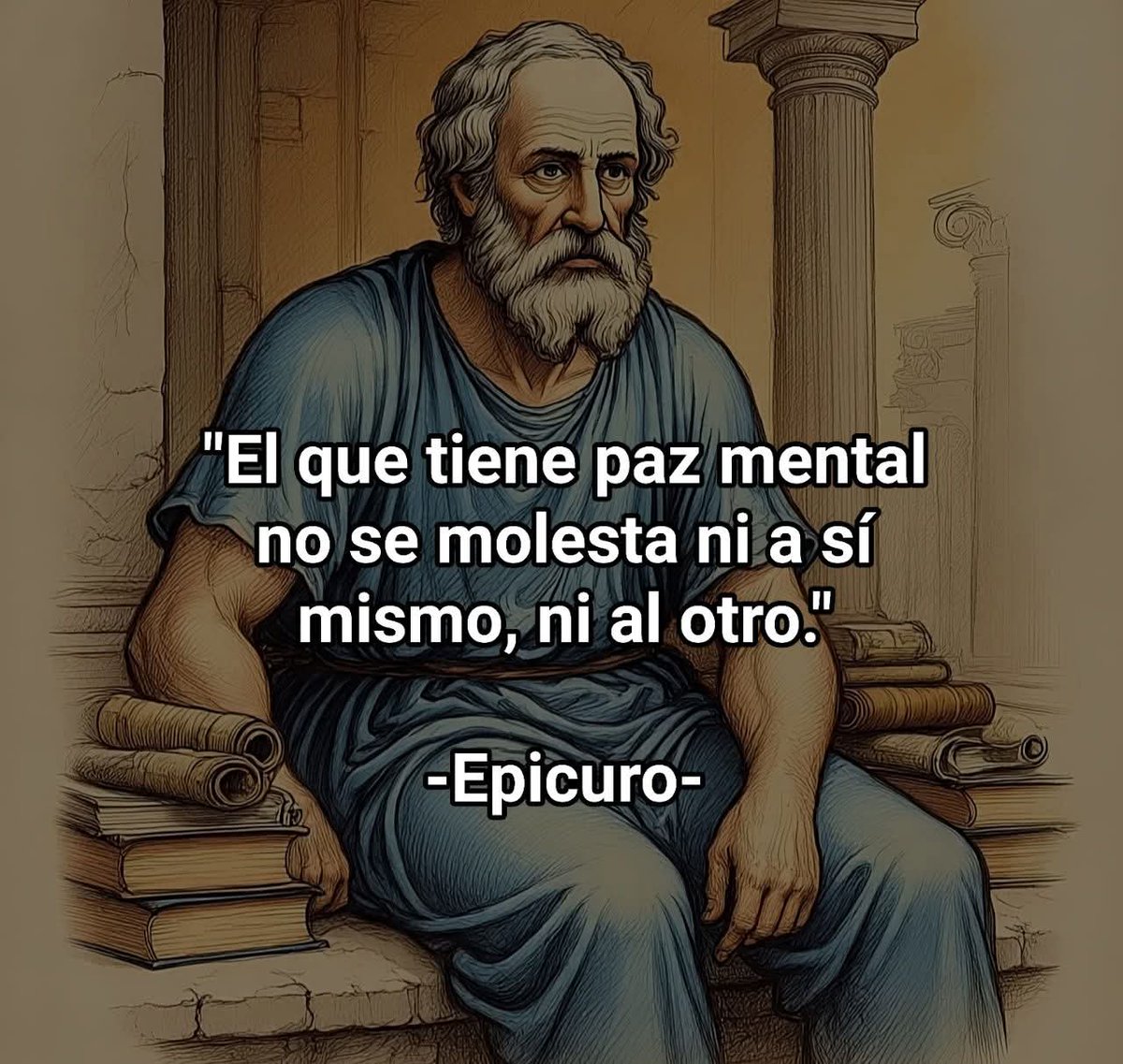 MagneticoVital's tweet photo. "El sabio no reacciona, razona.
No busca controlar el mundo, sino su mundo interior".
☁️ Si estás en paz, el ruido externo no te toca.
⚖️ Domina tus pasiones.
🛑 No respondas al caos con más caos.
🔥 El verdadero poder está en la calma.
#FilosofíaEstoica #Epicuro #DominioPropio https://t.co/ezxy1Csf7j