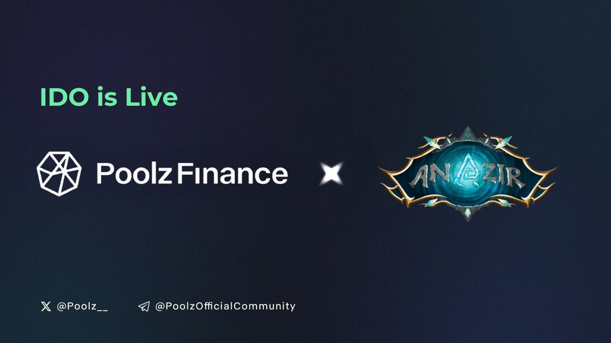 Poolz Finance | We’re Hiring! (@poolz__) on Twitter photo The <a href="/Anazir_game/">Anazir | ⚔️</a> IDO is LIVE!
WL Round:
Starting time: June 13th at 10:00 UTC
Ending time: June 13th at 22:00 UTC
FCFS Round:
Starting time: June 13th at 22:00 UTC
Ending time: June 14th at 10:00 UTC
➡️ Contribution link: poolz.finance/project-detail… The <a href="/Anazir_game/">Anazir | ⚔️</a> IDO is LIVE!
WL Round:
Starting time: June 13th at 10:00 UTC
Ending time: June 13th at 22:00 UTC
FCFS Round:
Starting time: June 13th at 22:00 UTC
Ending time: June 14th at 10:00 UTC
➡️ Contribution link: poolz.finance/project-detail…