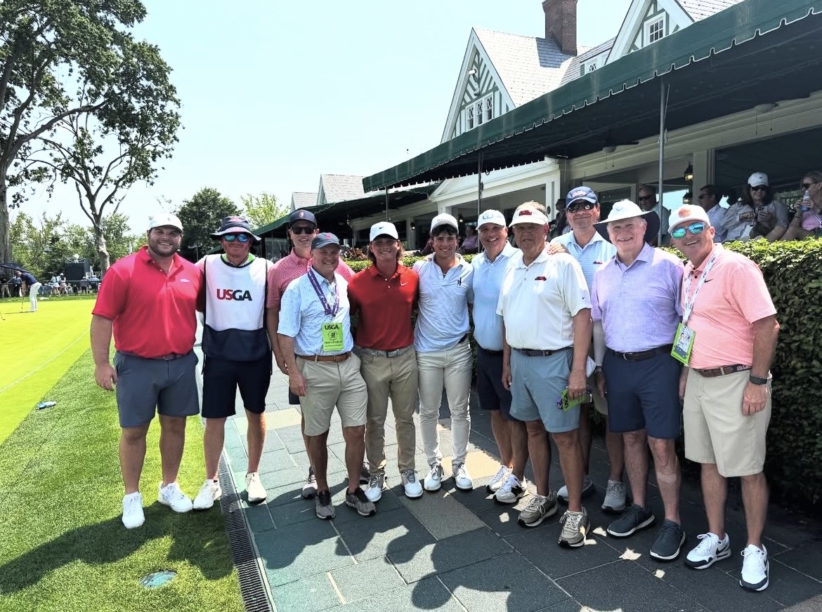 Ole Miss Men’s Golf (@olemissmgolf) on Twitter photo First major championship round under the belt✅
<a href="/michael_lasasso/">michaellasasso</a> | <a href="/CameronTank44/">Cameron Tankersley</a>
#HottyToddy | #USOpen First major championship round under the belt✅
<a href="/michael_lasasso/">michaellasasso</a> | <a href="/CameronTank44/">Cameron Tankersley</a>
#HottyToddy | #USOpen