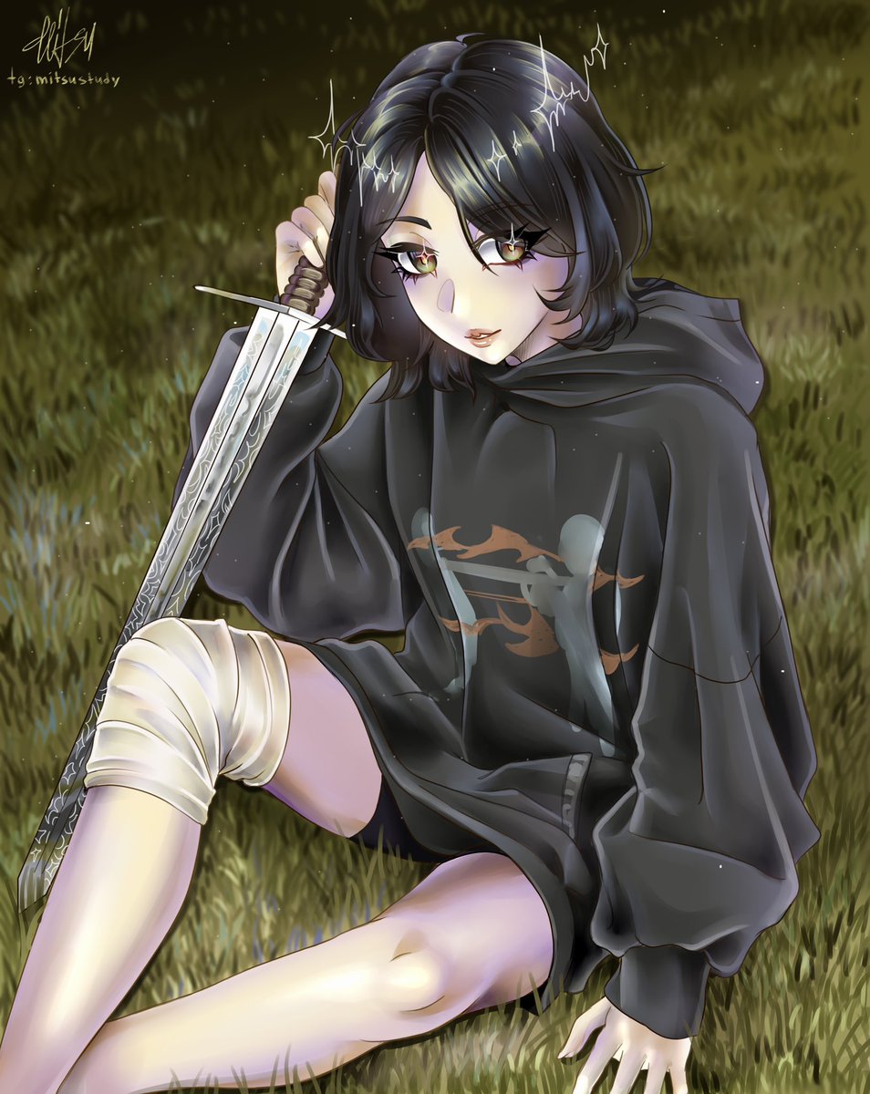 ForloardKanin's tweet image. Fanart for @pitayaq 🗡️
#art #study #illustration