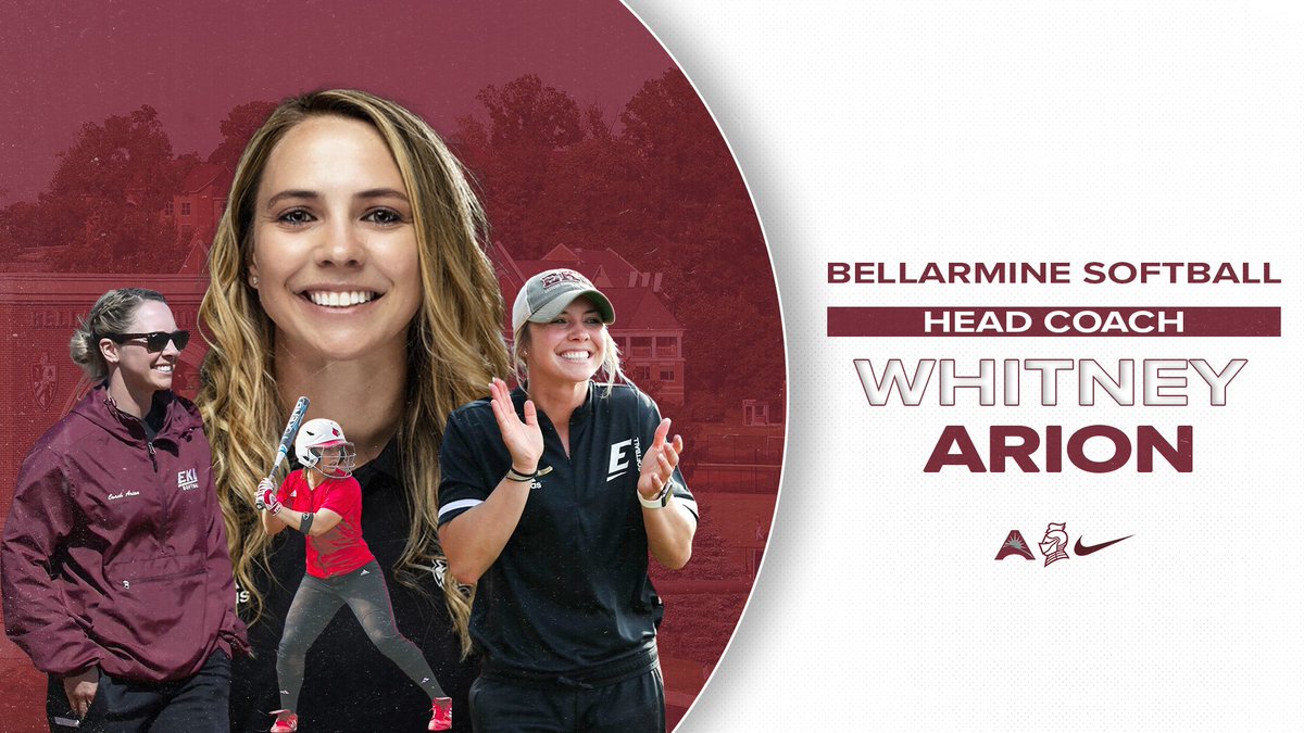 Bellarmine Athletics (@buknights) on Twitter photo NEWS | Whitney Arion named new <a href="/BUKnightsSB/">Bellarmine Softball</a> head coach
π₯βοΈ
π° athletics.bellarmine.edu/news/2025/6/12β¦ NEWS | Whitney Arion named new <a href="/BUKnightsSB/">Bellarmine Softball</a> head coach
π₯βοΈ
π° athletics.bellarmine.edu/news/2025/6/12β¦