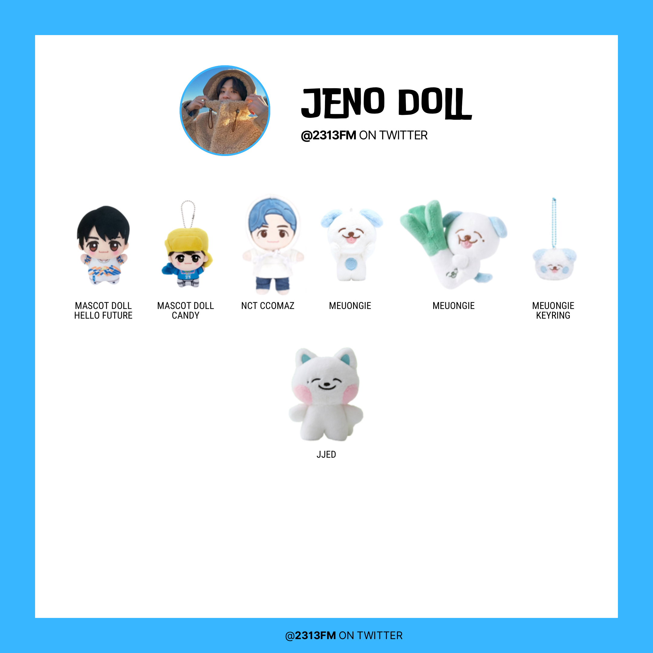 엔시티 NCT DREAM [ Mascot Doll - CANDY ] SM ARTIST OFFICIAL