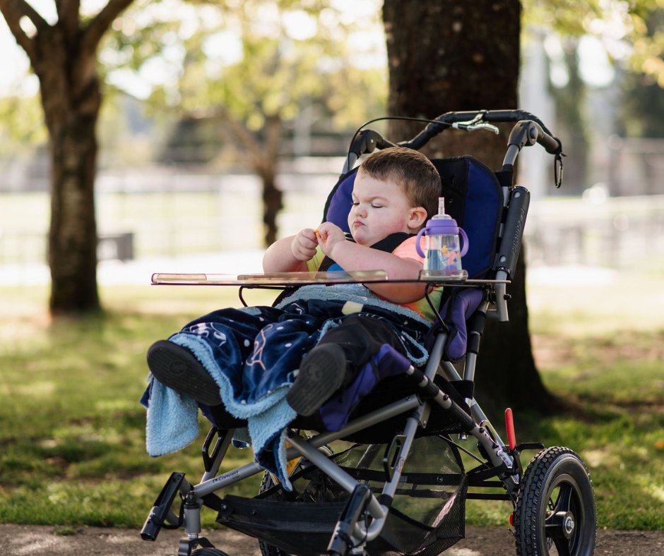 Sebastian loves anything that moves—especially if it has wheels. But due to a developmental delay and rapid growth, he can’t walk far, making outings tough.  Variety funded a custom stroller, expanding his world. Help more families feel even stronger: 
varietybc.donorsupport.co/page/Spring