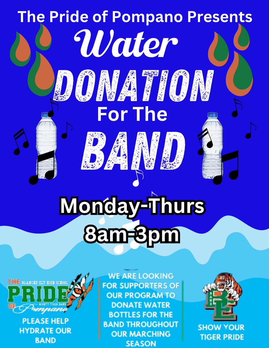 CoachT1920's tweet image. Support our band and help them stay hydrated!