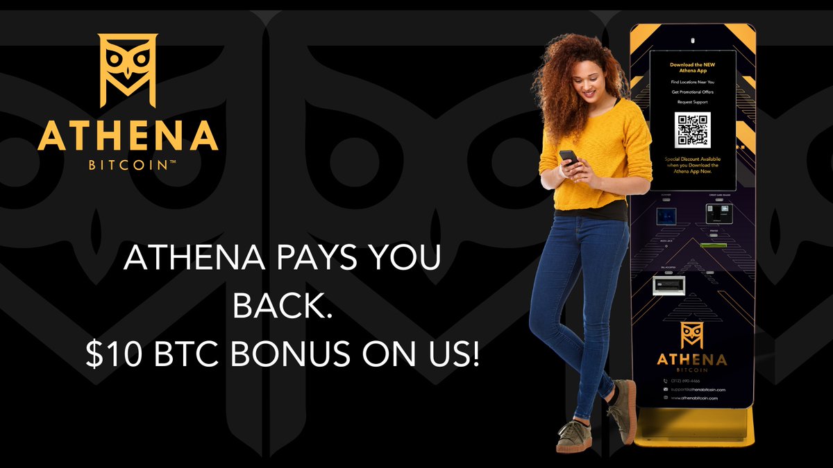AthenaBitcoin's tweet image. 💸 Feeling the heat?
Cool down with $10 in FREE BTC
✅ Spend $100+ at any Athena Bitcoin ATM
📲 DOWNLOAD THE APP NOW
onelink.to/pyhj2d

#StackSats #BitcoinBonus #AthenaBitcoin #cryptoatm #bitcoinatm