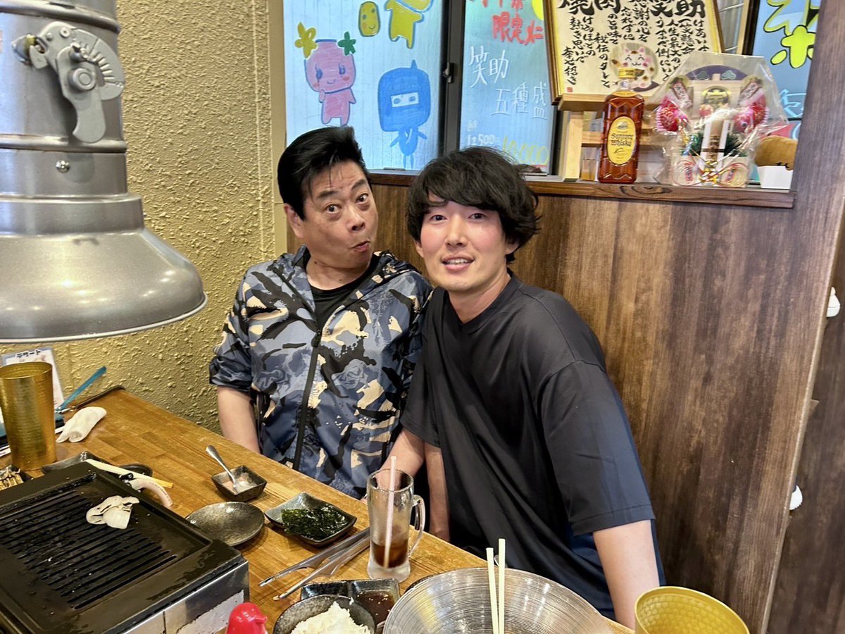 ゆうくんパパ様 オープニングでお話した 雄二さんとの焼肉＆カラオケ🥓🎤✨ 今回は奥様