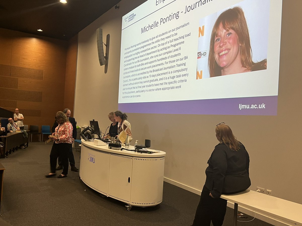 Polly Sharpe (@polly_sharpe) on Twitter photo Love working with the absolute legend that is <a href="/MichellePonting/">Michelle Ponting</a> - always an award winner in my eyes and today proved me right. Students <a href="/JMUJournalism/">JMU Journalism</a> <a href="/LJMU/">Liverpool John Moores University</a> are lucky to have her. Go Ponto! Love working with the absolute legend that is <a href="/MichellePonting/">Michelle Ponting</a> - always an award winner in my eyes and today proved me right. Students <a href="/JMUJournalism/">JMU Journalism</a> <a href="/LJMU/">Liverpool John Moores University</a> are lucky to have her. Go Ponto!