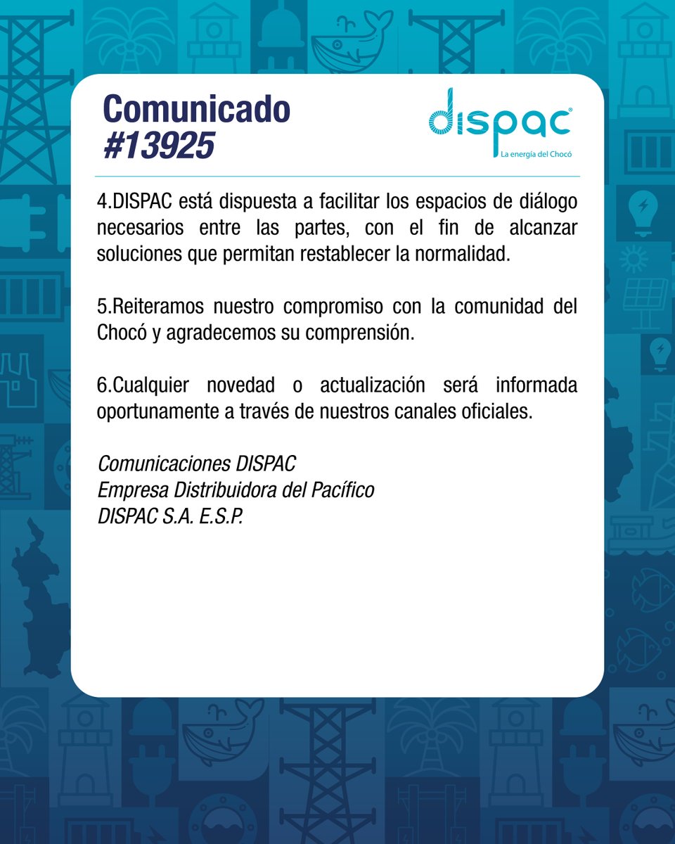 DISPAC S.A. E.S.P. tweet media