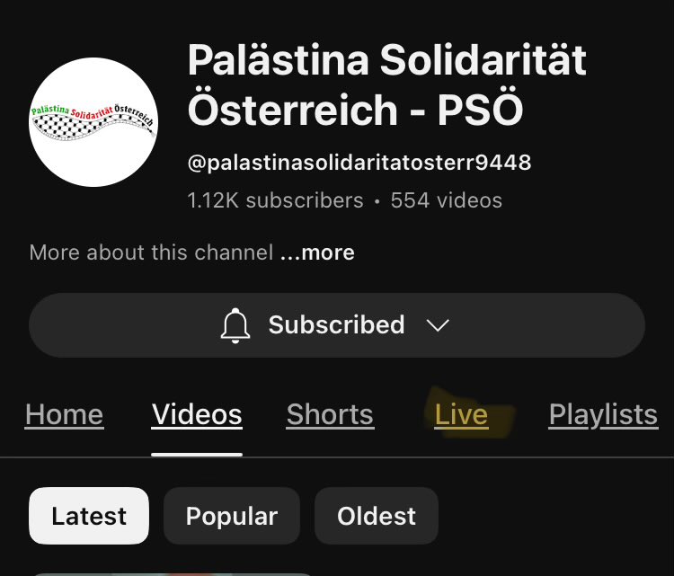 The entire congress will be live streamed on the YouTube channel of “Palästina Solidarität Österreich” (<a href="/PalSoliOe/">PalästinaSolidaritätÖsterreich</a>). Subscribe to the channel now and follow the congress live!
youtube.com/@palastinasoli…