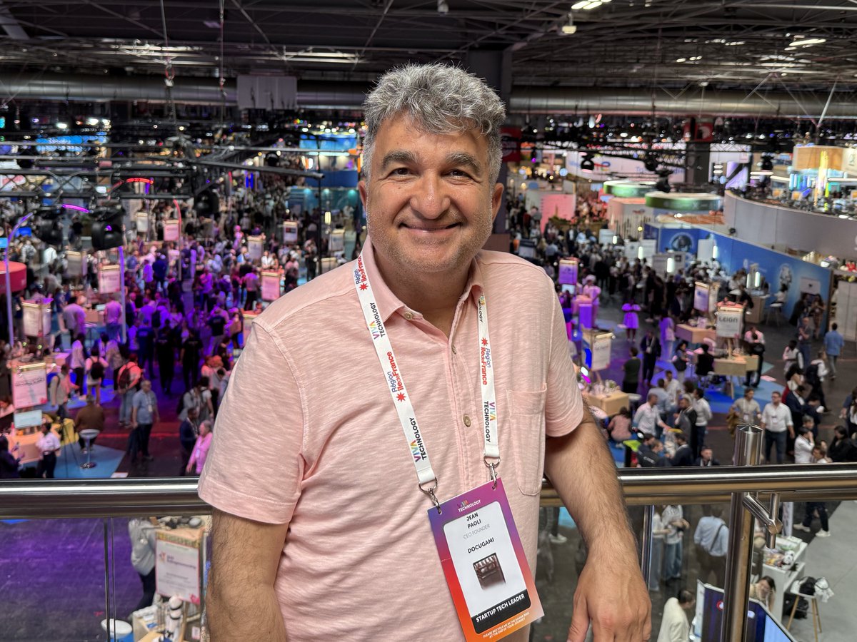docugami's tweet image. Another great day @VivaTech. Non-stop meetings to discuss Docugami’s unique approach to #DocumentAI that generates exceptional accuracy at enterprise scale. @jeanpaoli will not rest until he has met with every Viva Tech attendee! If you are at Viva Tech, reach out &amp;amp; let’s talk.