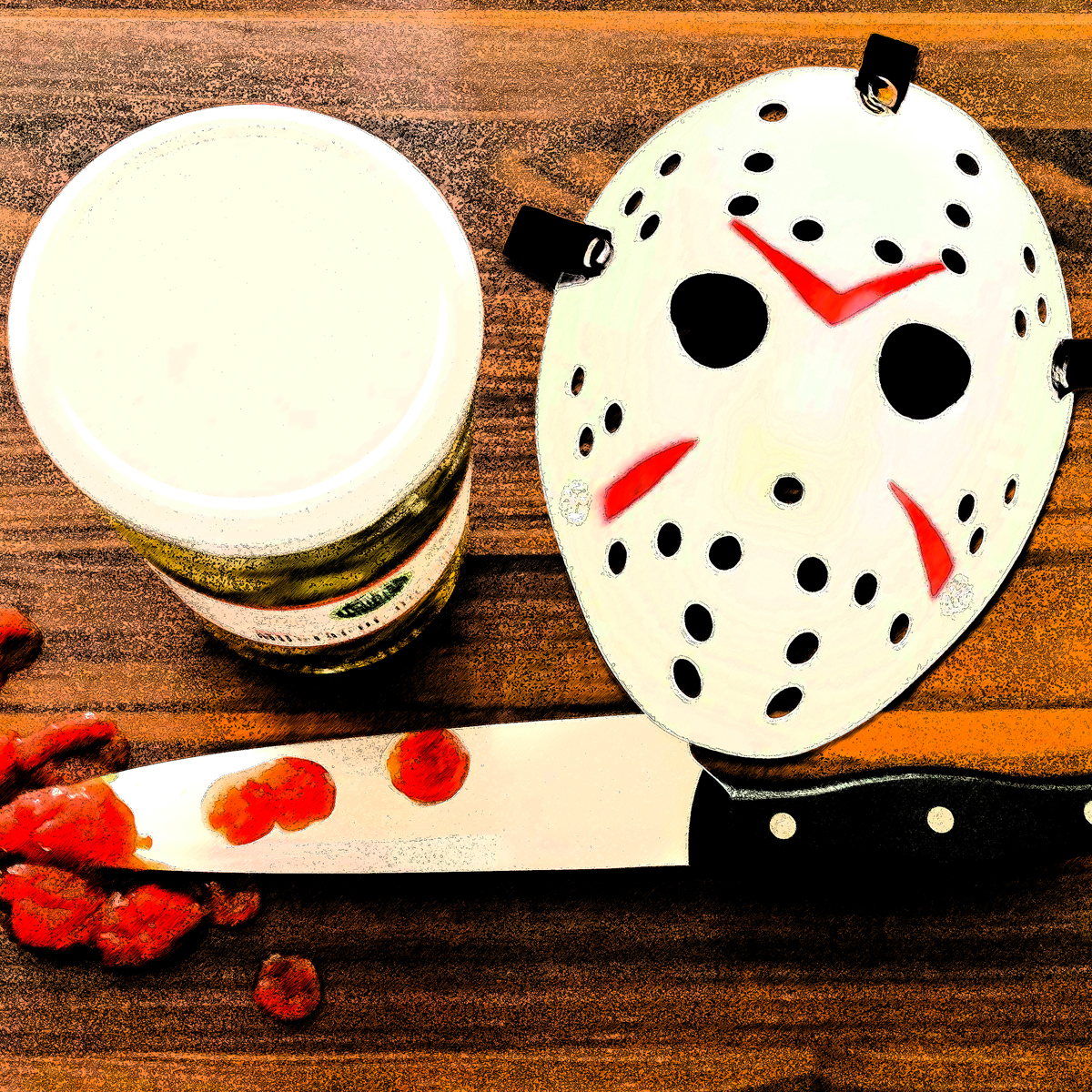 One night a year... we go tomato hunting &amp; make our own ketchup. 😆🍅