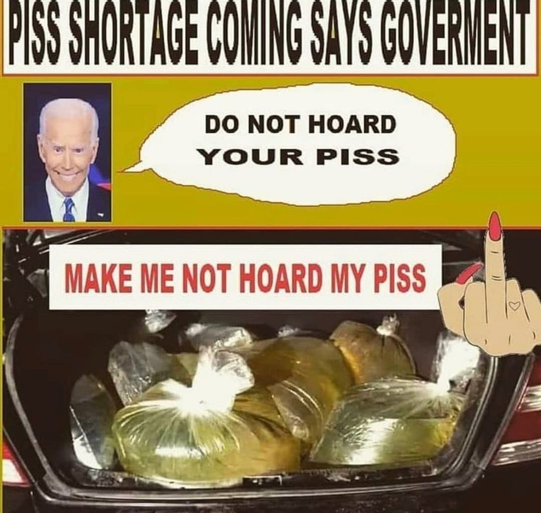 ALL AQUEDUCTS LEAD DIRECTLY TO NANCY PELOSI'S MOUTH DON'T GIVE UP YOUR PISS HOARD YOUR PISS✊🗣️🗯️🚫