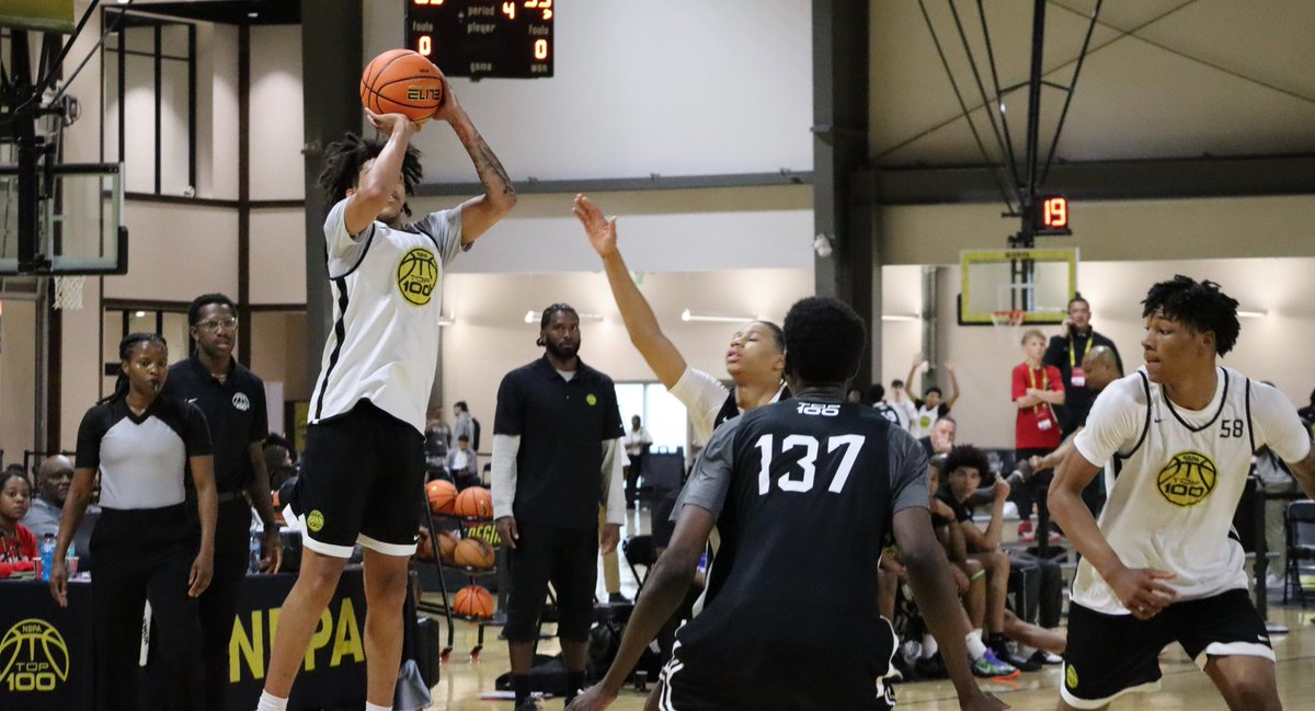 Louisville assistant coaches Thomas Carr and Jermaine Ukaegbu - along with Johnny Kelsey - were among the very last college coaches left in the gym at the Top 100 camp watching top target <a href="/Taylen_0/">Tay Kinney</a>