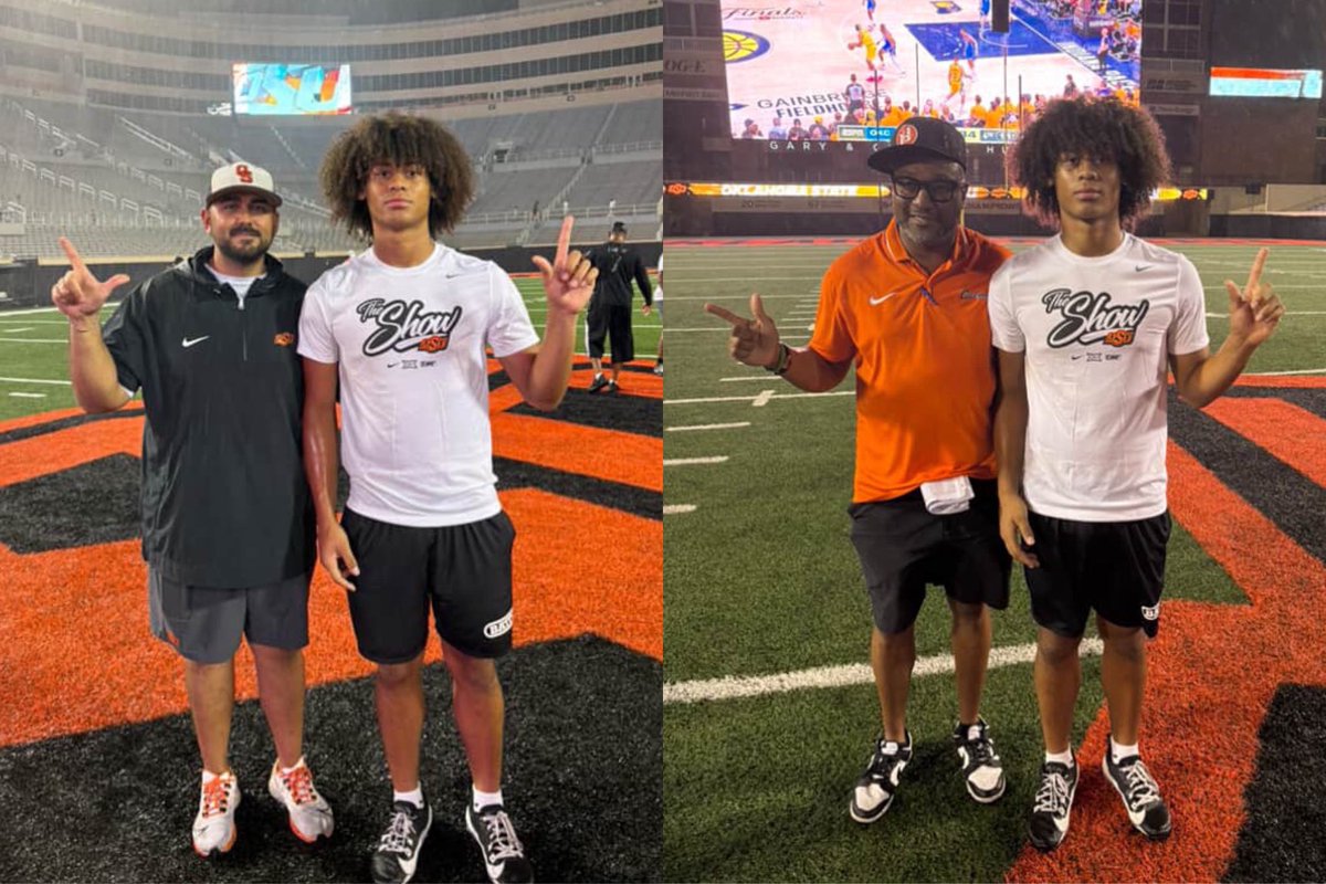 JaadenJohnson's tweet image. Had a great time in Stillwater! Thank you to the @CowboyFB coaching staff for the invite and the feedback, looking forward to being back on campus again. @Josh_Gonzales2 @coachtheronaych @doug_meacham @coach9cg @CCSRecruitingFB @CornerstoneFB @CapellRoyal @_JadenPerez2