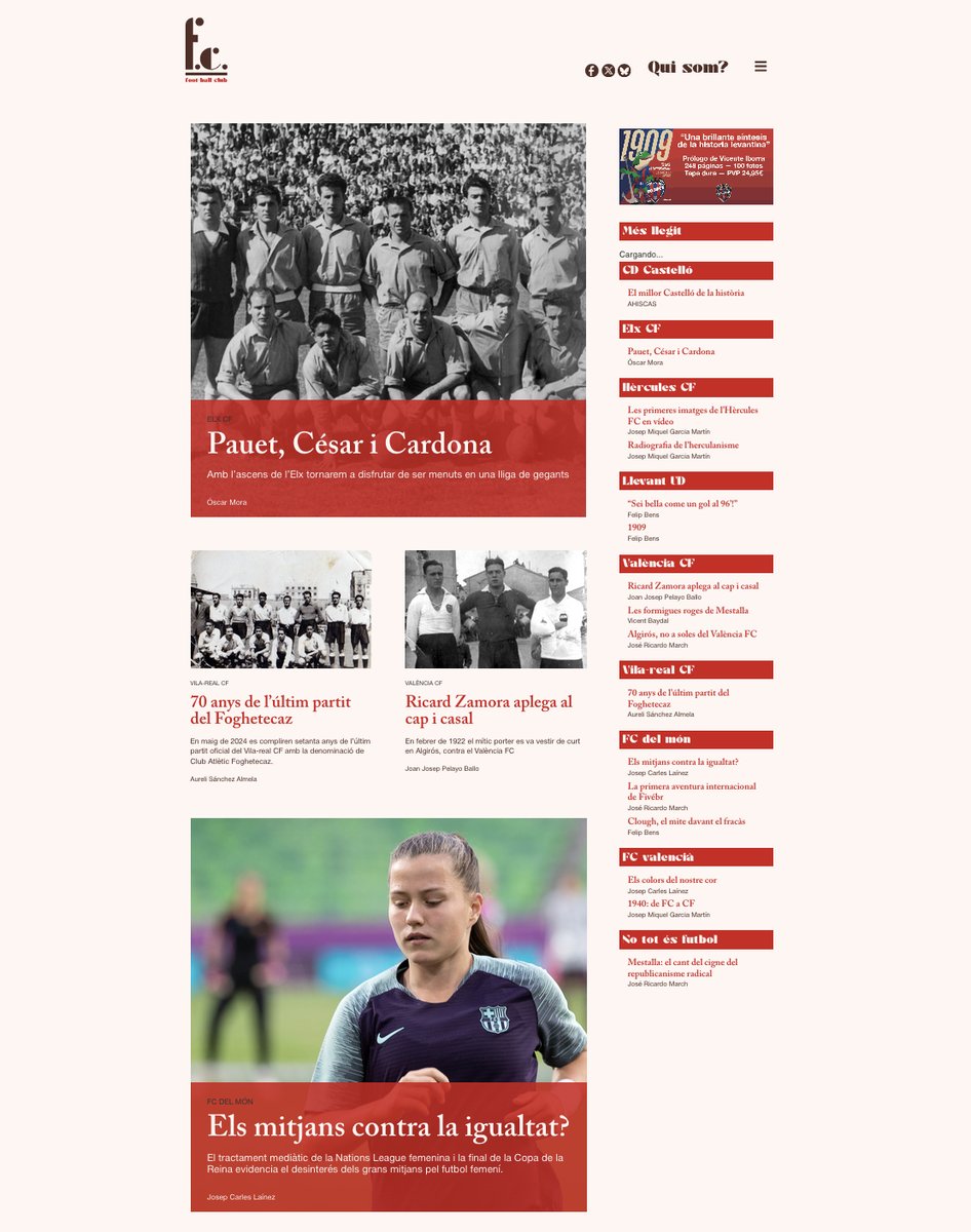 FCmagazin's tweet photo. És divendres i tenim nova portada i nous articles en @FCmagazin, escrits per @oscarmmora i Josep Carles Laínez.

A més, recuperem dos textos d'@aureli_s i @JoanPelayo22707.

Això i molt més en https://t.co/7rzQUjeP0l https://t.co/rOuS71Yxao