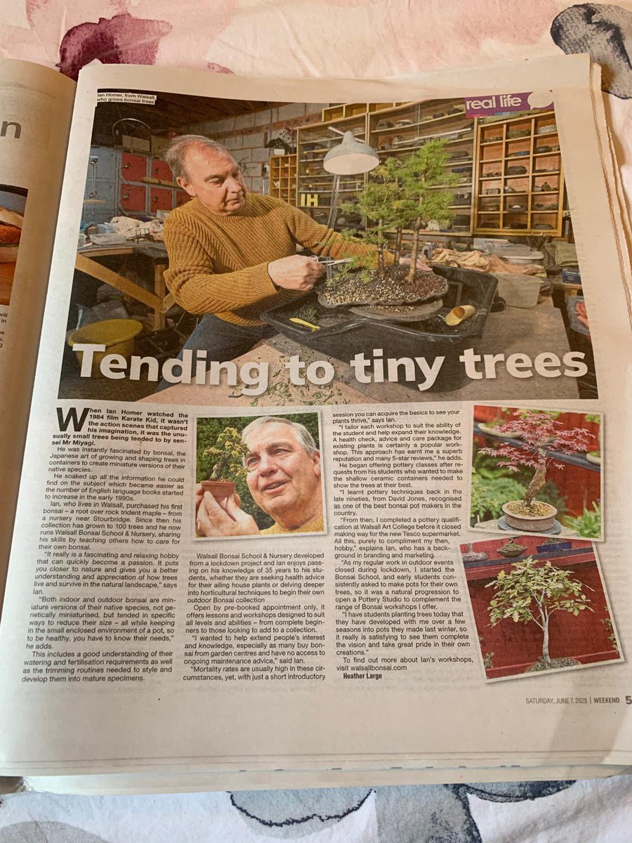 BonsaiEscapes's tweet photo. #bonsai #koi #bonsaipottery #westmidlands #bonsaiworkshops #bonsaituition #5starreviews 

See the online article and video here: https://t.co/aBkQu0vJTU https://t.co/aD97VrWqMr