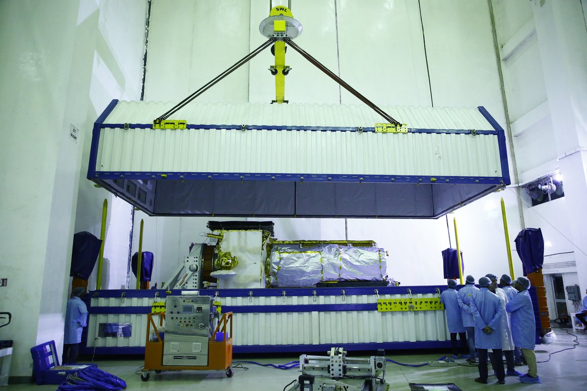 This Earth-observing mission is another step closer to launch! 🚀

NISAR, a collaboration between <a href="/NASA/">NASA</a> and <a href="/isro/">ISRO</a>, safely made its way to Satish Dhawan Space Centre in India, where it's slated for liftoff in July. go.nasa.gov/45hp65R