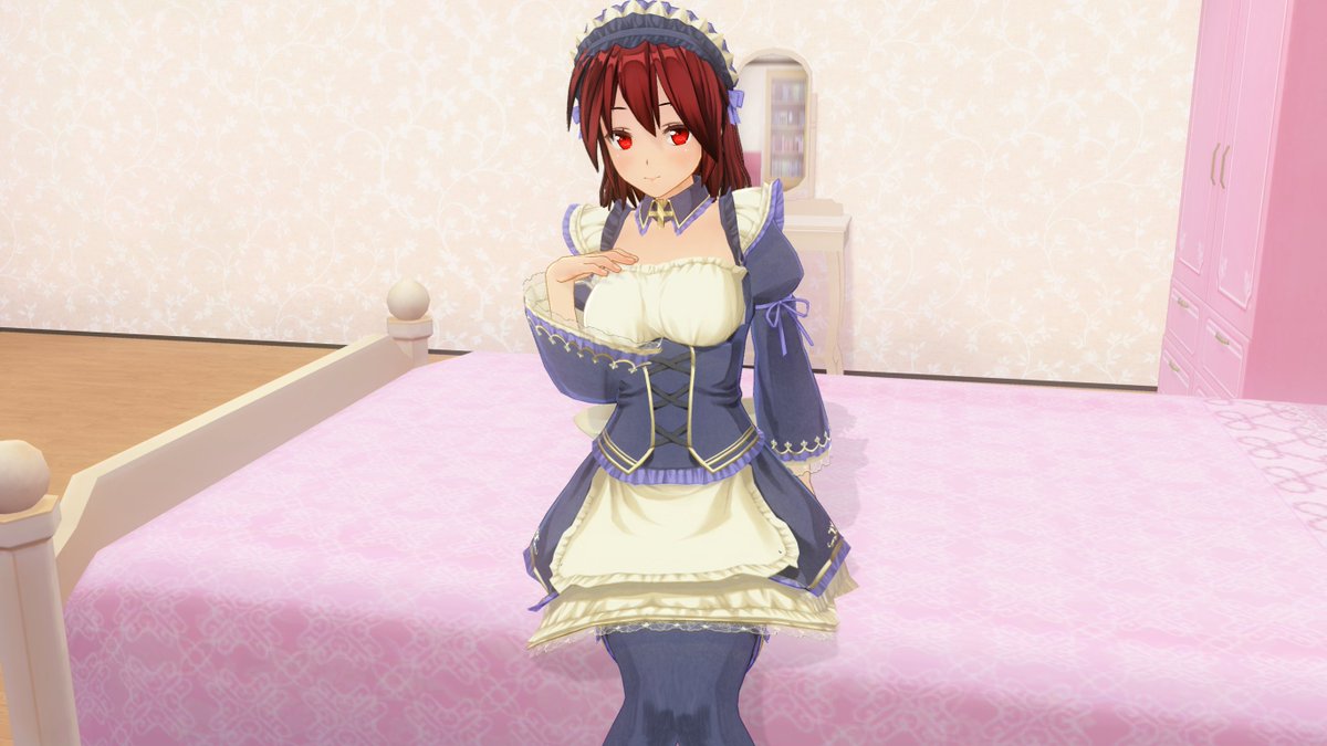 #これを見た人は自分の看板娘の画像を貼れ
うちの看板娘の少し内気な性格の歩ちゃん
#カスタムオーダーメイド3D2
#COM3D2