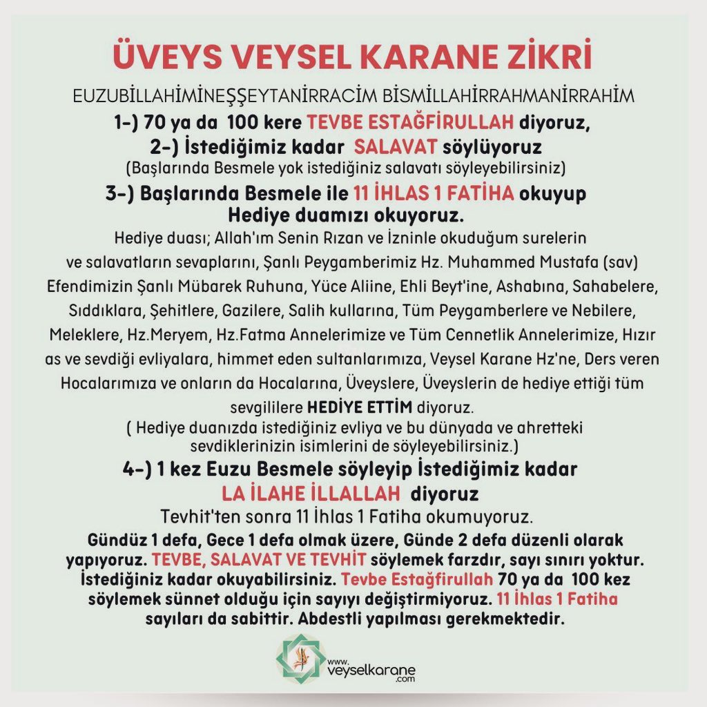 Yurtdışı Üveysleri (@uveysleris) on Twitter photo İçimizden gelen itiraz ve menetme taşı, seveni sevgilisine götüren yolculuktan vazgeçiremez. Dolayısıyla kişiye atılan hayırdan geri döndürme taşı yola düşer ve yolun sahibi o taşı etkisiz kılar ve yol çok güzel bir hale gelir.
<a href="/veyselkarane/">veyselkarane</a> İçimizden gelen itiraz ve menetme taşı, seveni sevgilisine götüren yolculuktan vazgeçiremez. Dolayısıyla kişiye atılan hayırdan geri döndürme taşı yola düşer ve yolun sahibi o taşı etkisiz kılar ve yol çok güzel bir hale gelir.
<a href="/veyselkarane/">veyselkarane</a>