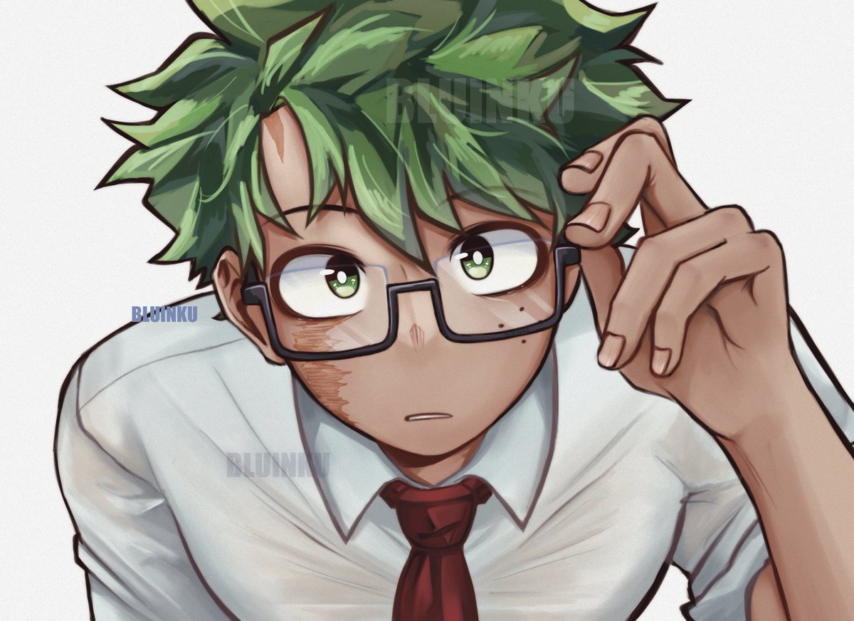 Sensei Izuku with glasses M’yeah 

#mha #bnha #myheroacademia #izuku #izukumidoriya #deku #senseiizuku #teacherizuku