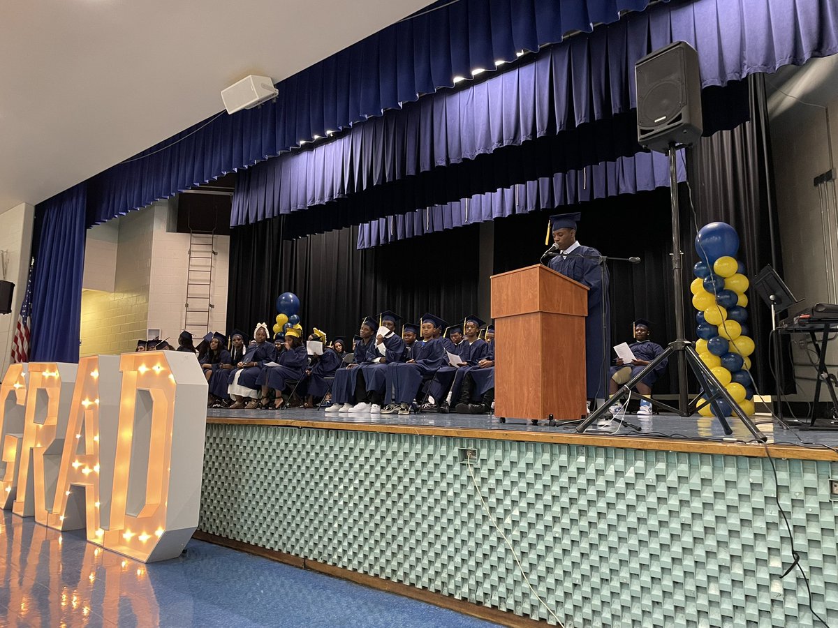 mecometz's tweet photo. A huge congratulations to our 8th grade graduates! 🧑‍🎓 👩‍🎓 Your perseverance and commitment to lifelong learning will take you far in life. Best of luck in high school and beyond! @PHLschools @JBBulldogsPHL https://t.co/WAyYF9hxj1