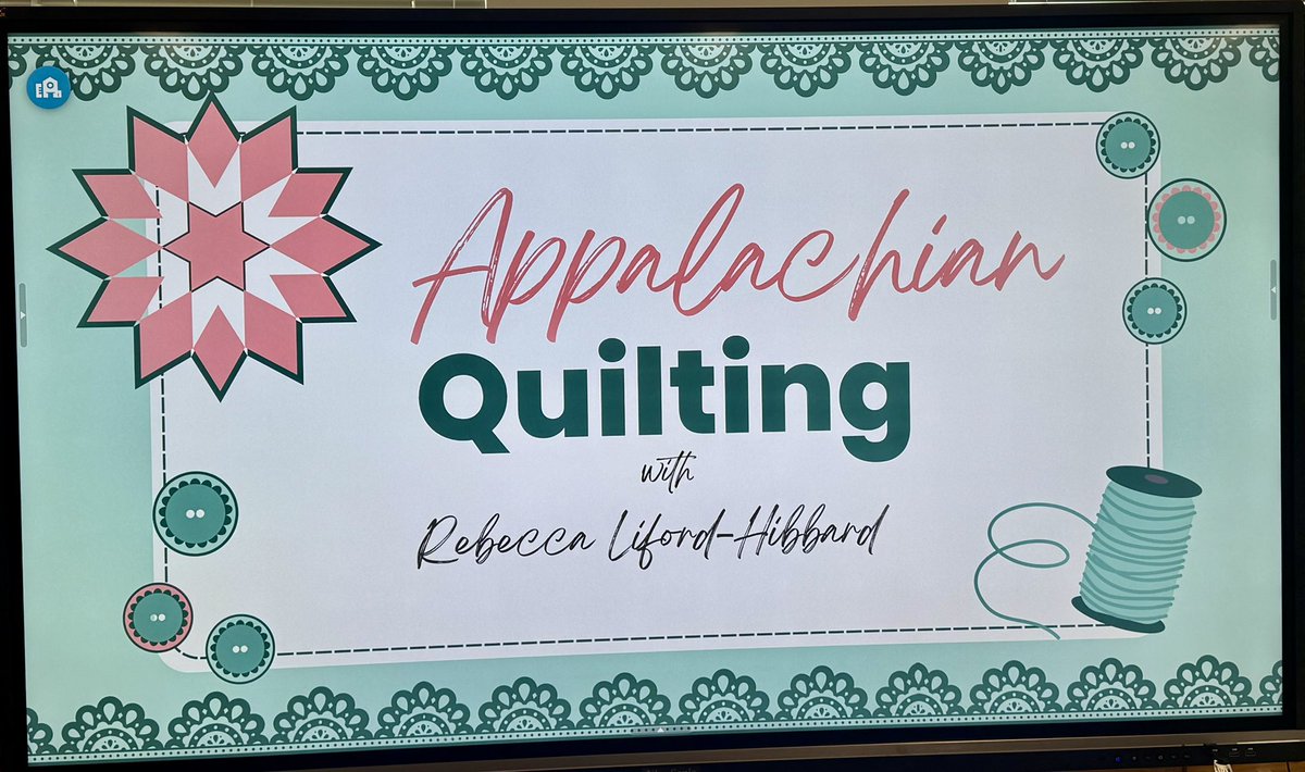 I loved learning about quilting and the history of quilting in one of today’s sessions! Thank you <a href="/KEDCGrants/">KEDC Grants</a> for another great day of learning! #KEDCgrants <a href="/KEDC_HERO/">HERO</a> <a href="/LifordHibbard/">Rebecca Liford-Hibbard</a>