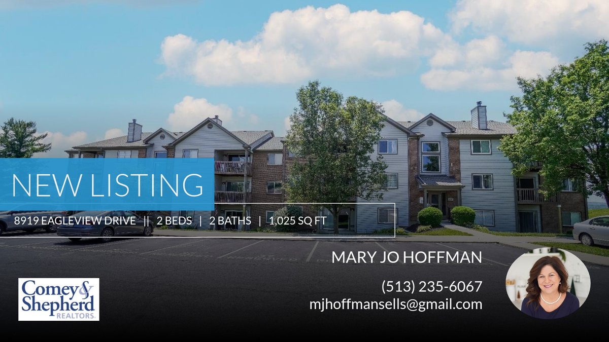 mjhoffmansells's tweet photo. 📍 New Listing 📍 Take a look at this fantastic new property that just hit the market located at 8919 Eagleview Drive in West Chester. Reach out here or at (513) 235-6067 for more information https://t.co/JZc3MnXMdF https://t.co/p9LGo9MPG2