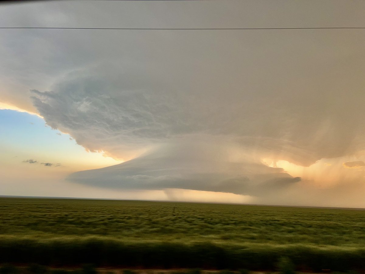 GerWeather's tweet image. A few snapshots from my phone of the Kit Carson #COwx supercell and its tornado on May 23, 2025. This was my first ever time seeing a tornado. Starting to feel a little nostalgic when looking at these photos
