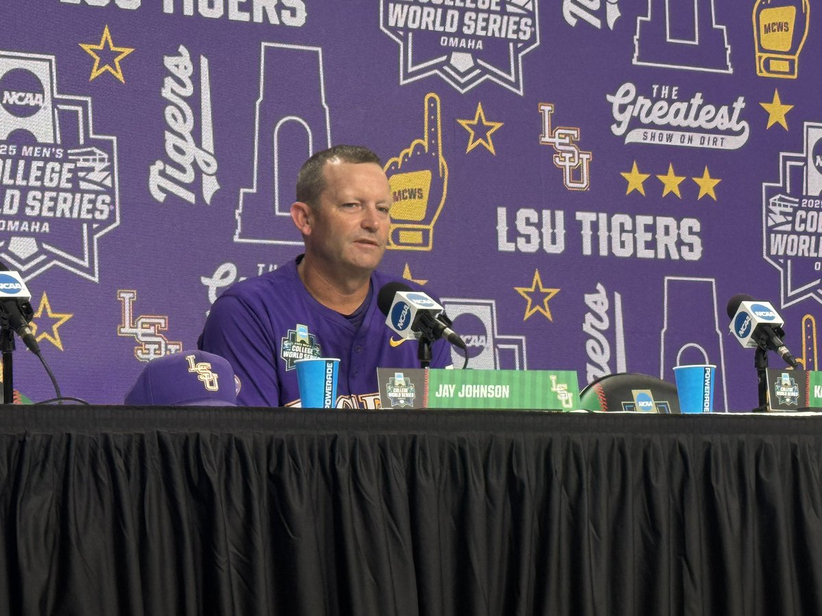 Chessa Bouche (@chessabouche) on Twitter photo “LSU is not for everybody.” -Jay Johnson
HC JJ talking about how special this group is & how he’s got the right guys who are selfless.
<a href="/LSUbaseball/">LSU Baseball</a> <a href="/LSUCoachJ/">Jay Johnson</a> <a href="/LAFirstNews/">Louisiana First News</a> “LSU is not for everybody.” -Jay Johnson
HC JJ talking about how special this group is & how he’s got the right guys who are selfless.
<a href="/LSUbaseball/">LSU Baseball</a> <a href="/LSUCoachJ/">Jay Johnson</a> <a href="/LAFirstNews/">Louisiana First News</a>