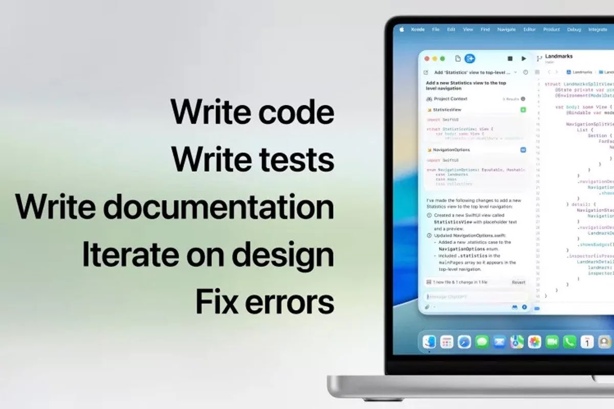 iamOSN's tweet image. You thought iOS 26 stole the show at #WWDC25? THINK AGAIN! 🚀

Xcode 26’s AI coding assistant is WILD! It writes, debugs, and tests apps for you. No code needed! Got an app idea? Just build it. Can’t wait to hook @Grok up with Xcode!