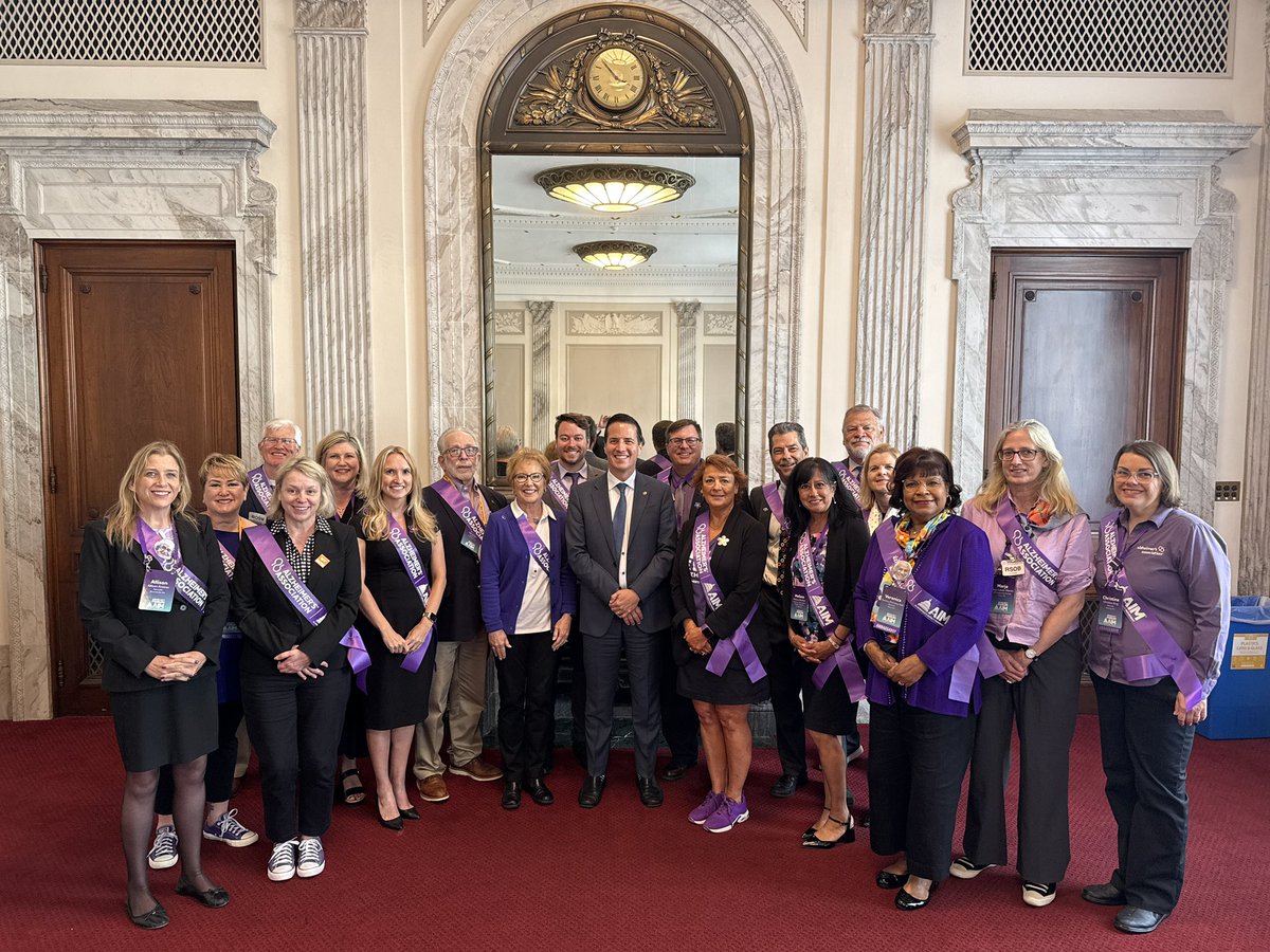 Amazing week at the <a href="/ALZIMPACT/">ALZ Impact Movement</a> advocacy forum! So glad that Senator <a href="/berniemoreno/">Bernie Moreno</a> took time out to meet with our Alzheimer’s advocates from all across the great buckeye state!